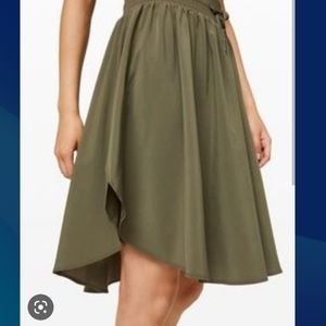 Lululemon (Size 8) Olive Green Everyday Skirt